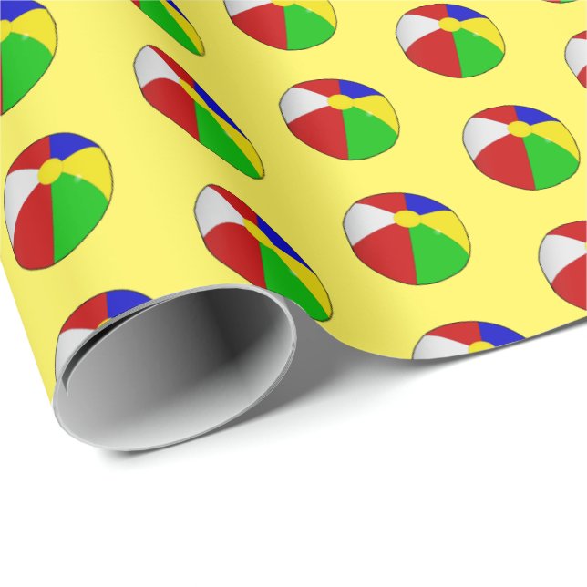 Beach Ball Wrapping Paper (Roll Corner)