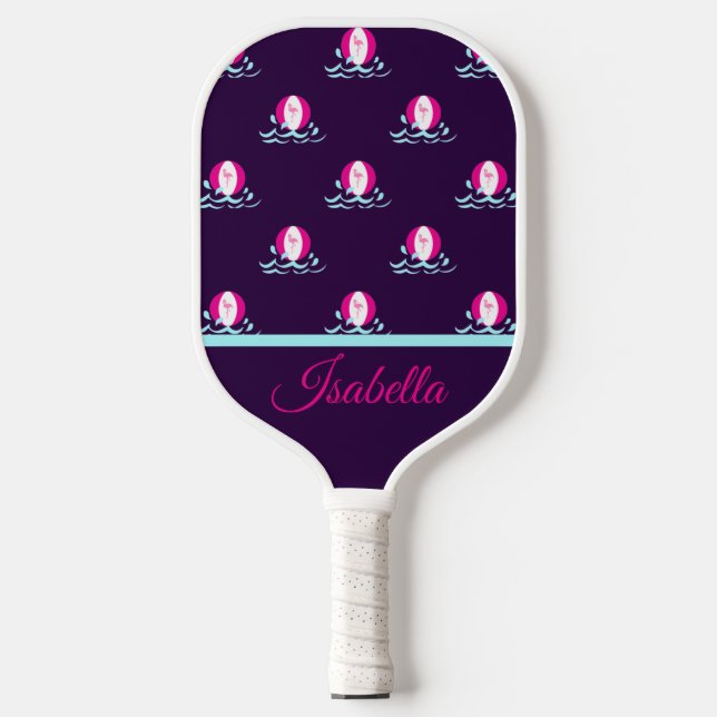 Beach Balls  Pickleball Paddle (Front)