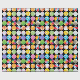 Beach Balls Repeating Wrapping Paper