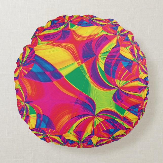 Beach Balls...... Round Cushion (Front)