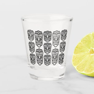Beach Bar Party Retro Tiki Shot Glass