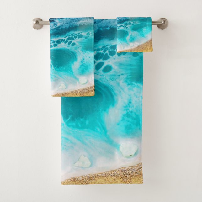 Beach  bath towel set (Insitu)