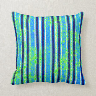 Beach Batik Stripes  Cushion