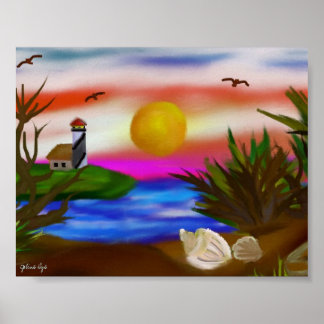 Beach Bay Escape Poster