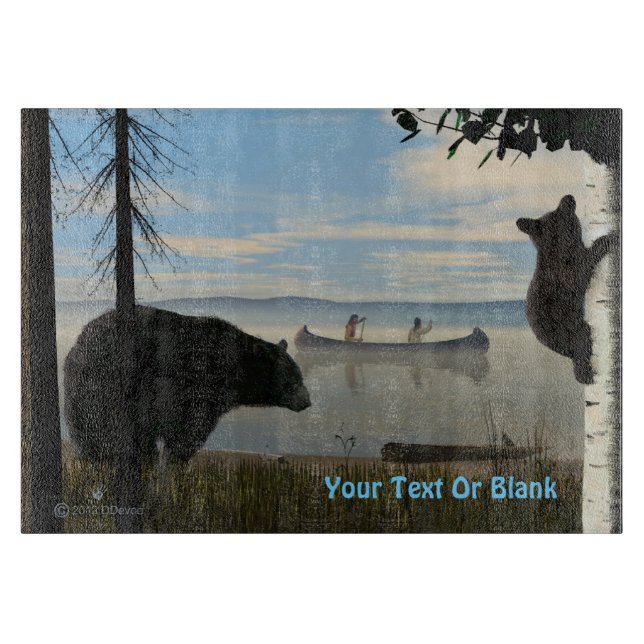 Beach Bears Cutting Board (Front)