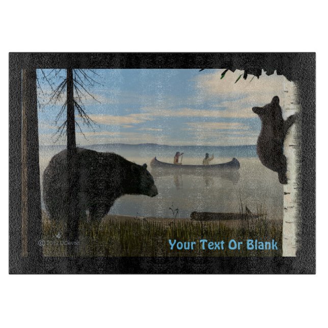 Beach Bears Cutting Board (Front)