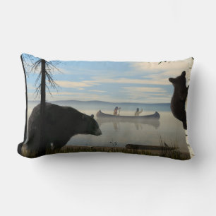Beach Bears Lumbar Cushion