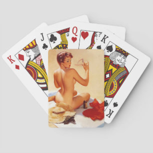 Beach Beauty Pin Up Playing Cards