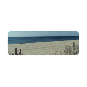 Beach Beauty Return Address Label
