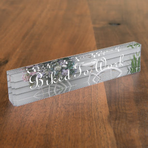 Beach Bicycle Nameplate