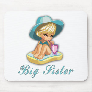 Beach Big Sister Mouse Pad
