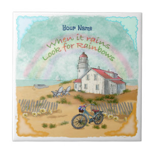 Beach Bike Lighthouse  tile 