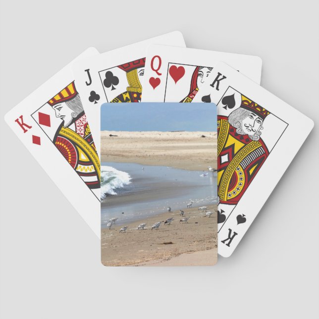 Beach Birds Playing Cards (Back)