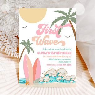 Beach Birthday Party Invitation
