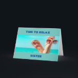 ***BEACH BIRTHDAY WISHES** SISTER CARD<br><div class="desc">thank you for stopping by one of my eight stores</div>