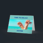 ***BEACH BIRTHDAY WISHES** SISTER CARD<br><div class="desc">thank you for stopping by one of my eight stores</div>