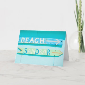 Beach Blank Note Card