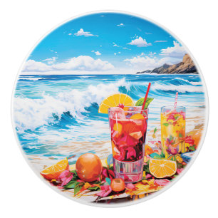 Beach Bliss Ceramic Knob