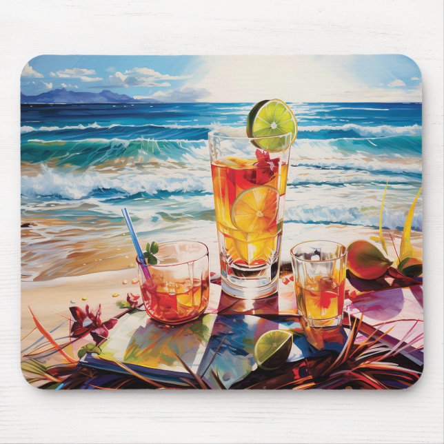 Beach Bliss Mouse Pad (Front)