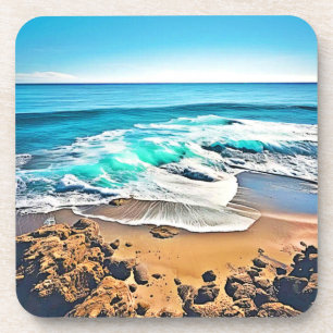 Beach Bliss: Ocean View Coaster