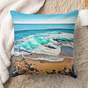 Beach Bliss: Ocean View Cushion