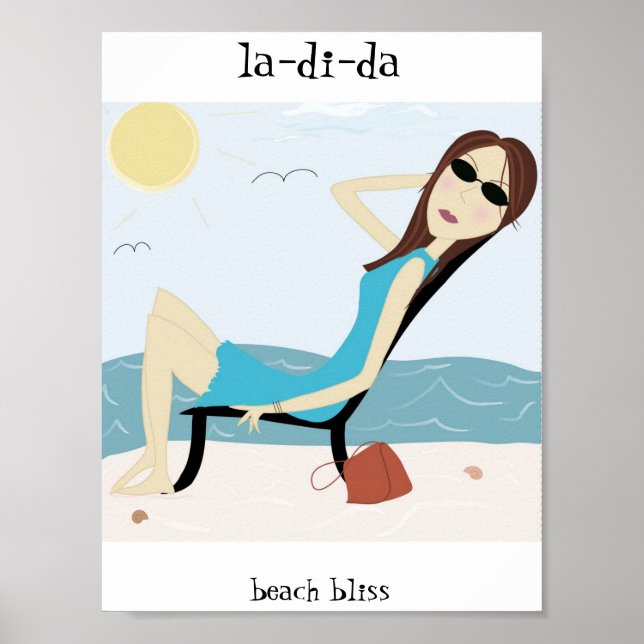 Beach Bliss Poster (Front)