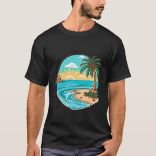 Beach blk mens T-Shirt