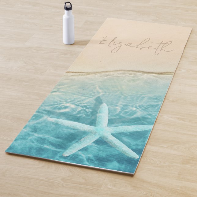 BEACH BLUE STAR YOGA MAT (In Situ)