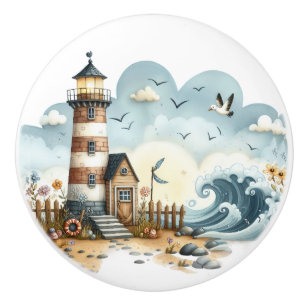 Beach Blvd. Beach Ceramic Knobs