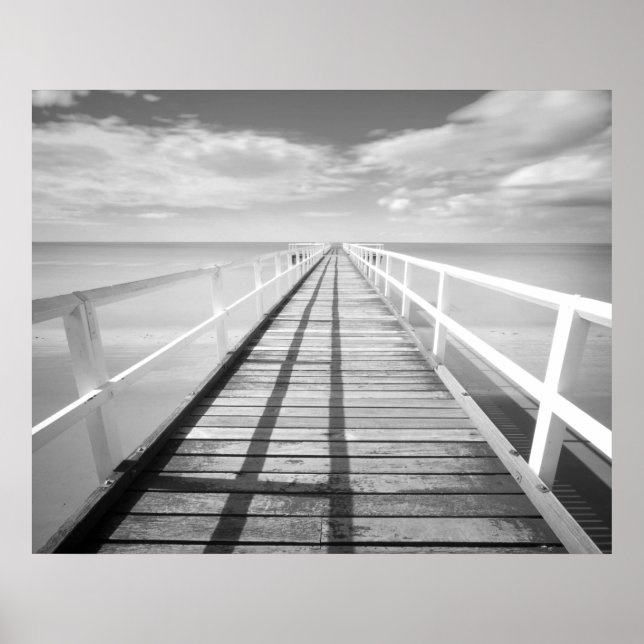 Beach Boardwalk Poster (Front)