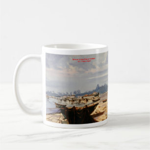 Beach boat/Boat on the beach Coffee Mug