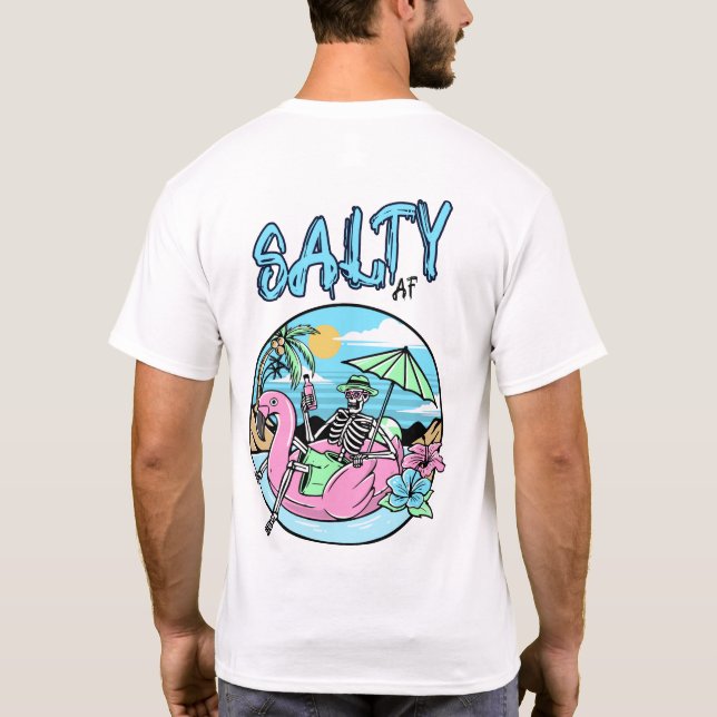 Beach Bones by Salty AF T-Shirt (Back)