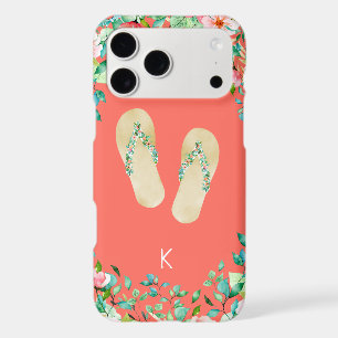 Beach Botanical Flip Flops