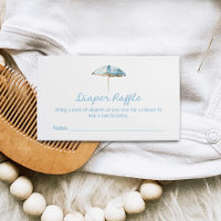 Beach Boy Baby Shower Diaper Game Ticket