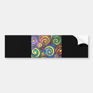 Beach Boys Swirls Bumper Sticker