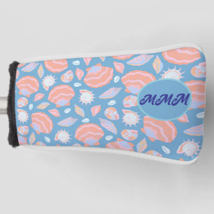 Beach Breeze Putter Head Cover with Monogram