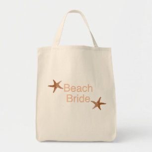Beach Bride Starfish Design Tote Bag