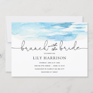 Beach Brunch with the Bride Shower Invitation