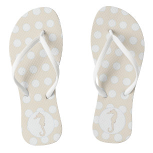 Beach Bubble, Seahorse by the Sea, Creamy Blue Thongs