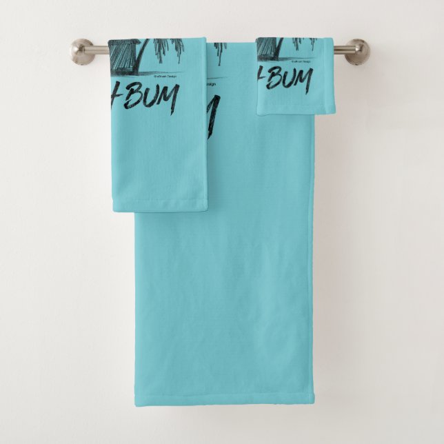 Beach Bum Bath Towel Set (Insitu)