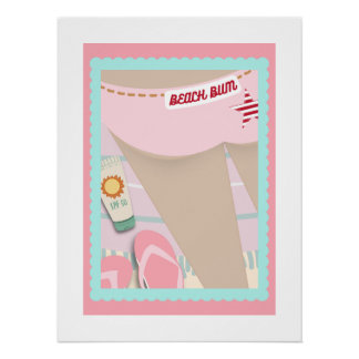 Beach Bum Border 1 Poster