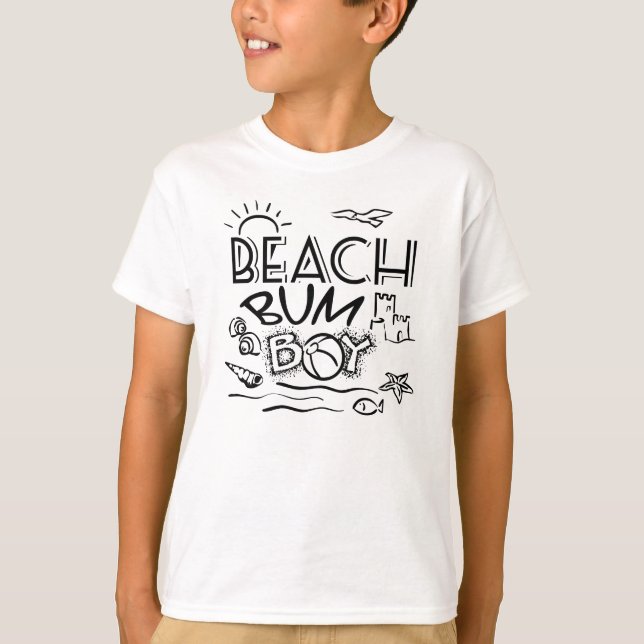 Beach Bum Boy T-Shirt (Front)