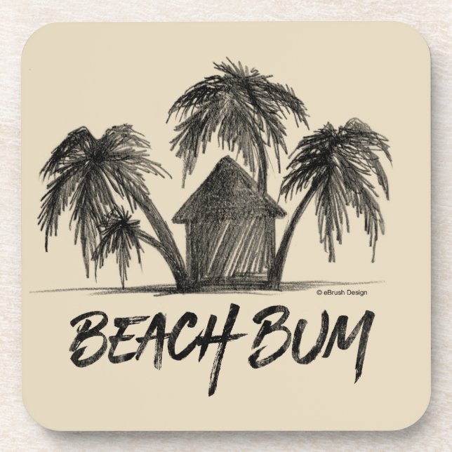 Beach Bum Coaster (Front)