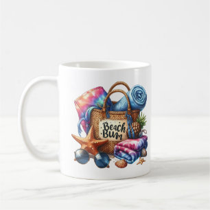 Beach bum coffee mug
