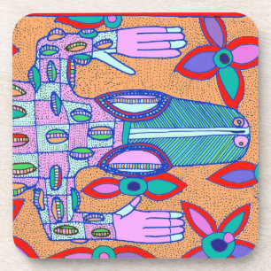 Beach Bum Croc Coaster