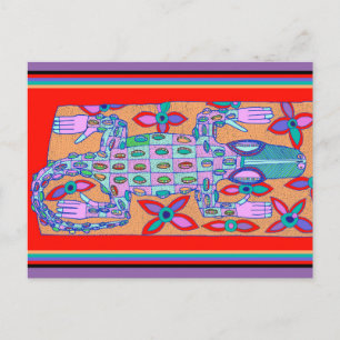 Beach Bum Croc Postcard