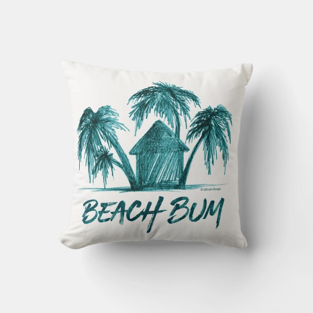 Beach Bum Cushion (Front)