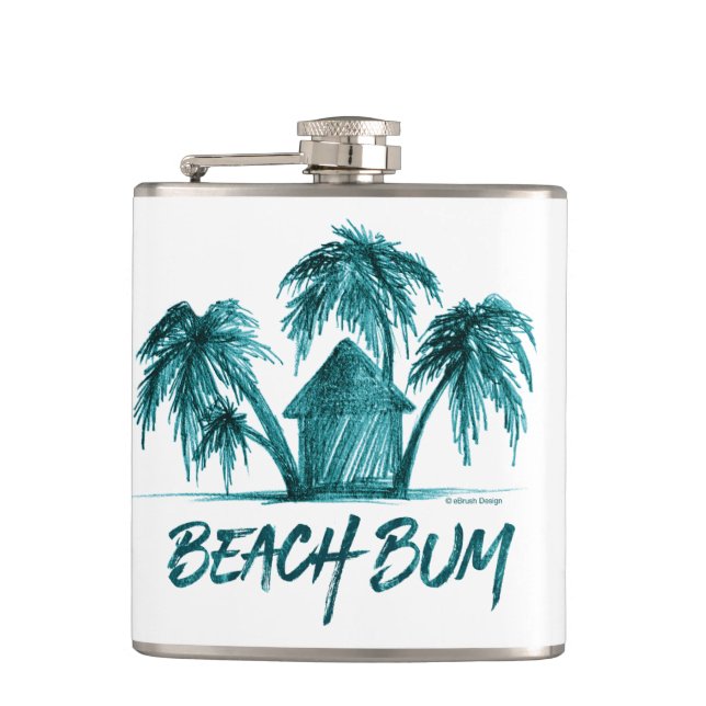 Beach Bum Flask (Front)