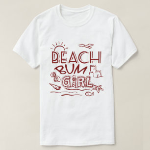 Beach Bum Girl T shirt
