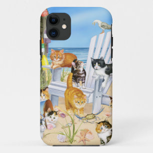 Beach Bum Kittens iPhone SE and iPhone 5/5s Case